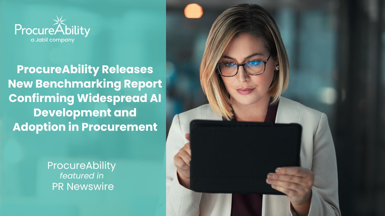 ProcureAbility Releases New Benchmarking Report Confirming Widespread AI Development and Adoption in Procurement